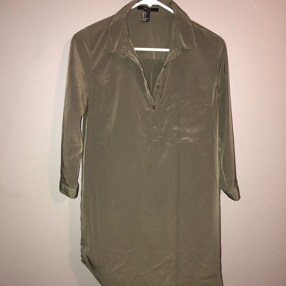 Army green dress/tunic
